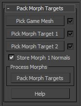 Morph Target 2 Selected