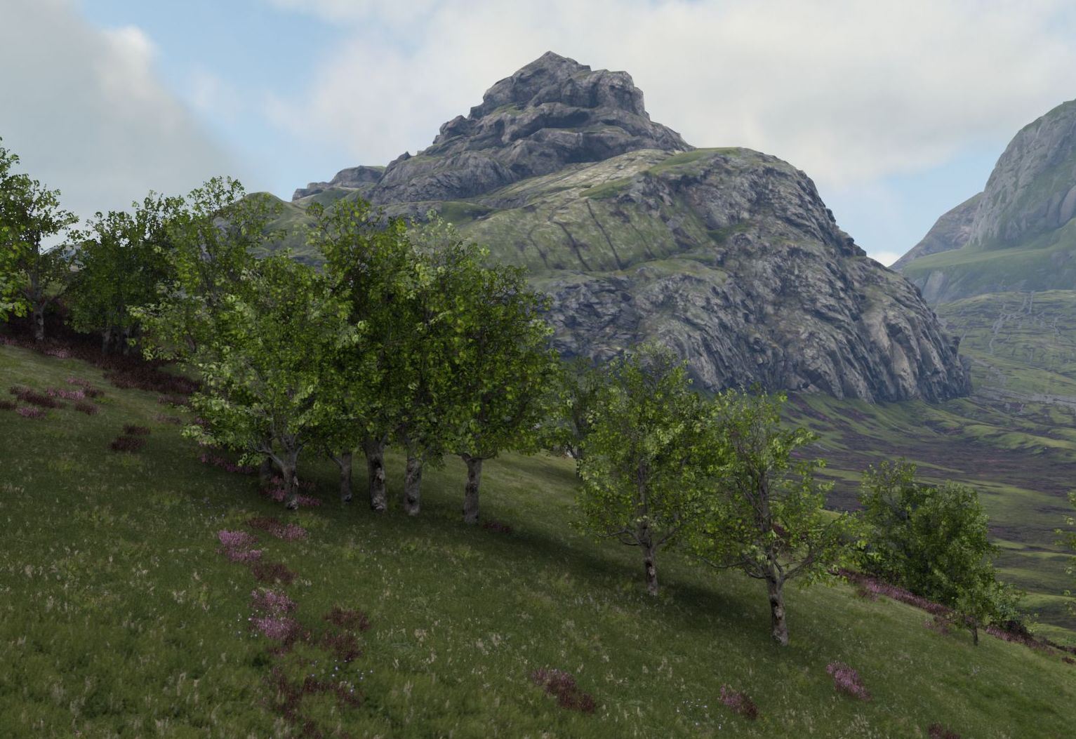 Distance Field Ambient Occlusion on foliage