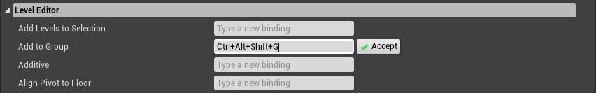 Key Bindings - Set