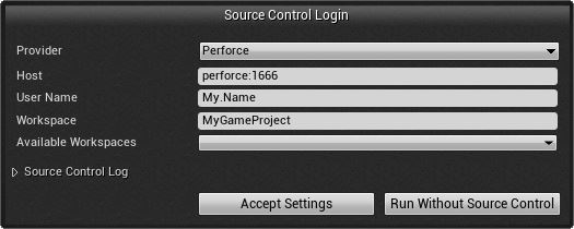 Source Control Login